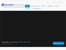 Tablet Screenshot of bayprint.com